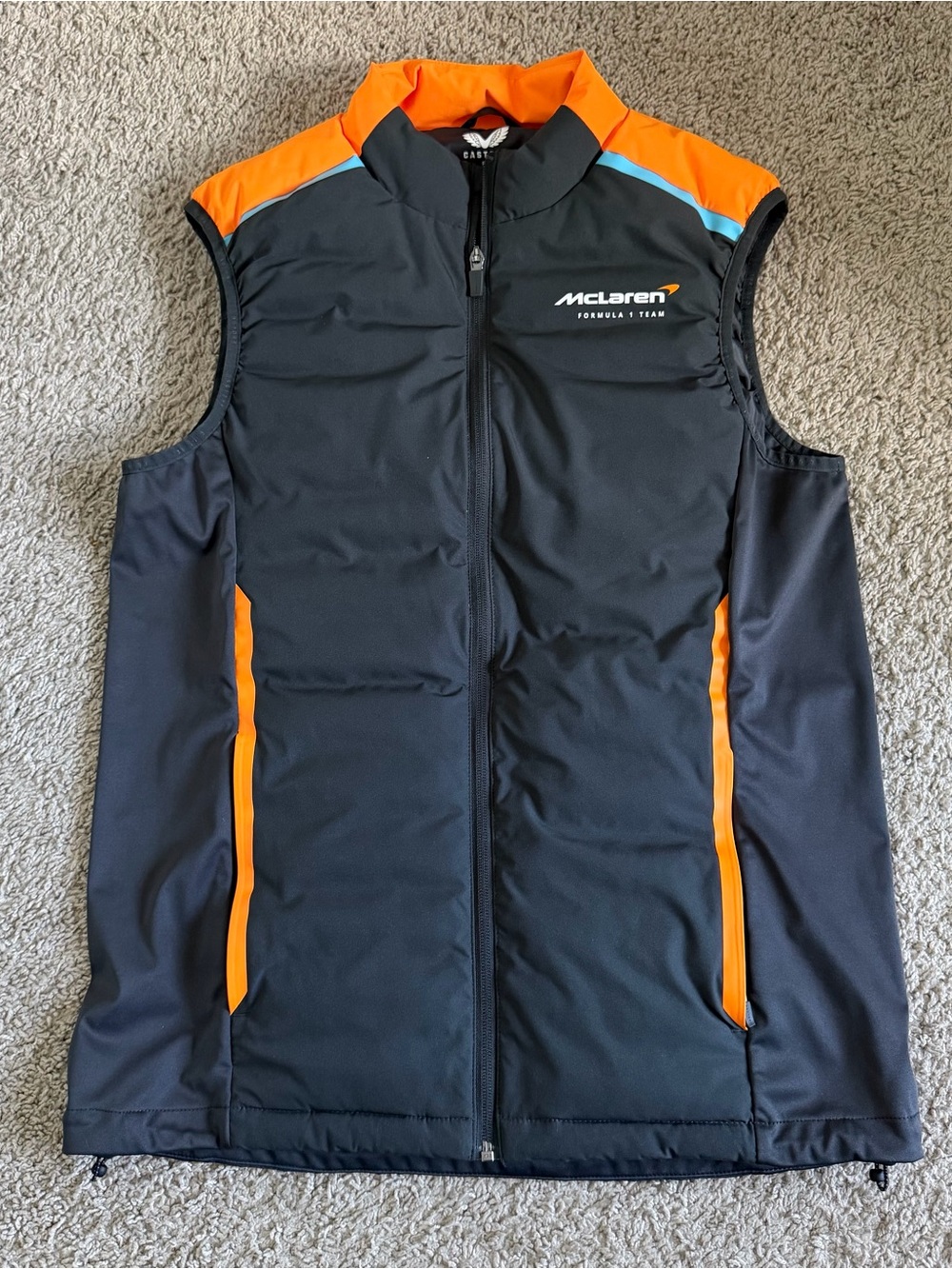 Castore McLaren Formula 1 Team Zip Up Vest